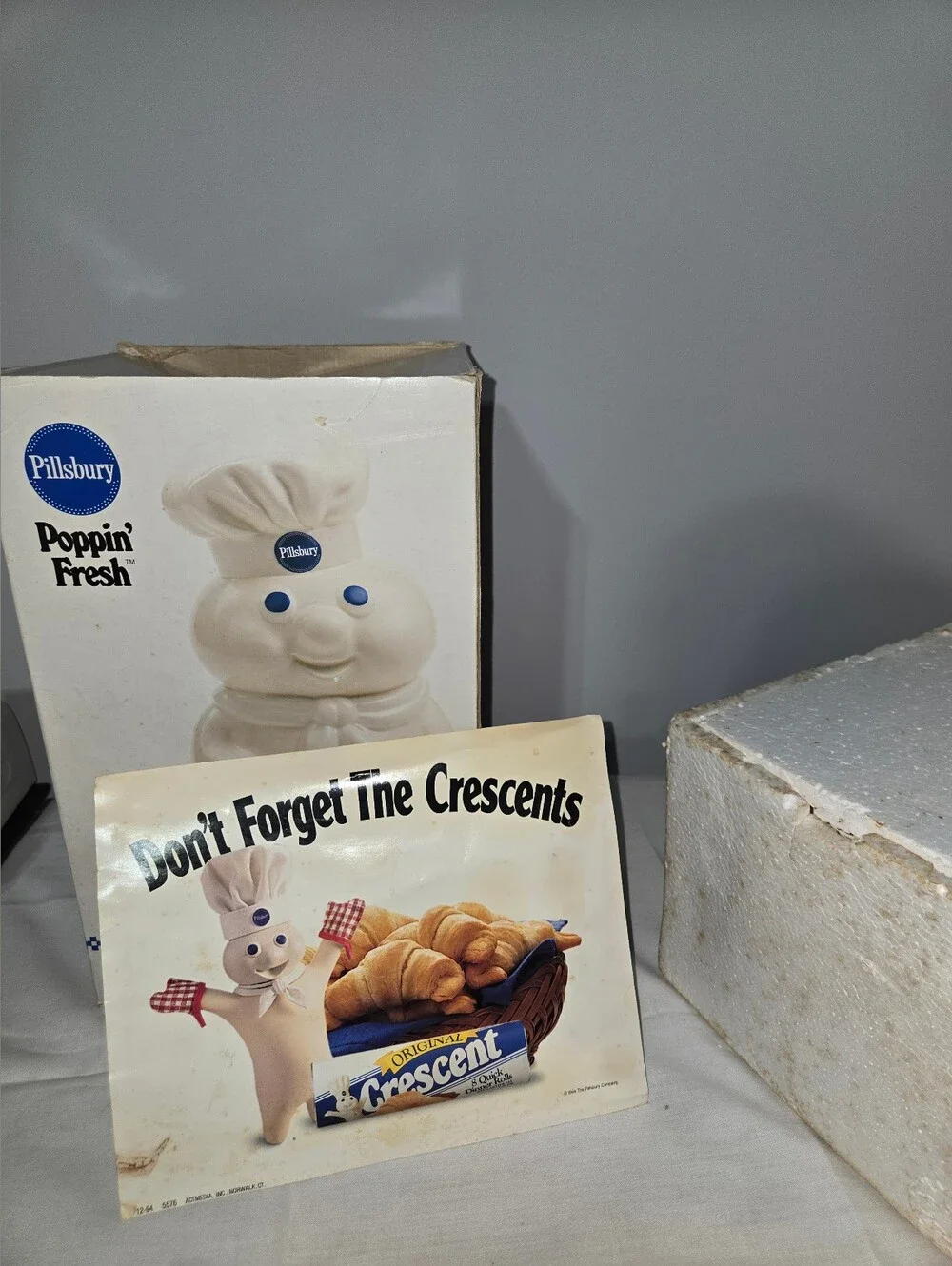 Pillsbury Poppin' Fresh White Cookie Jar